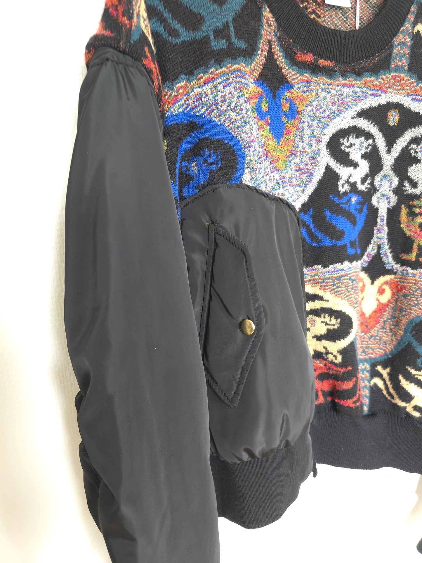 Pull hybride maille x bomber