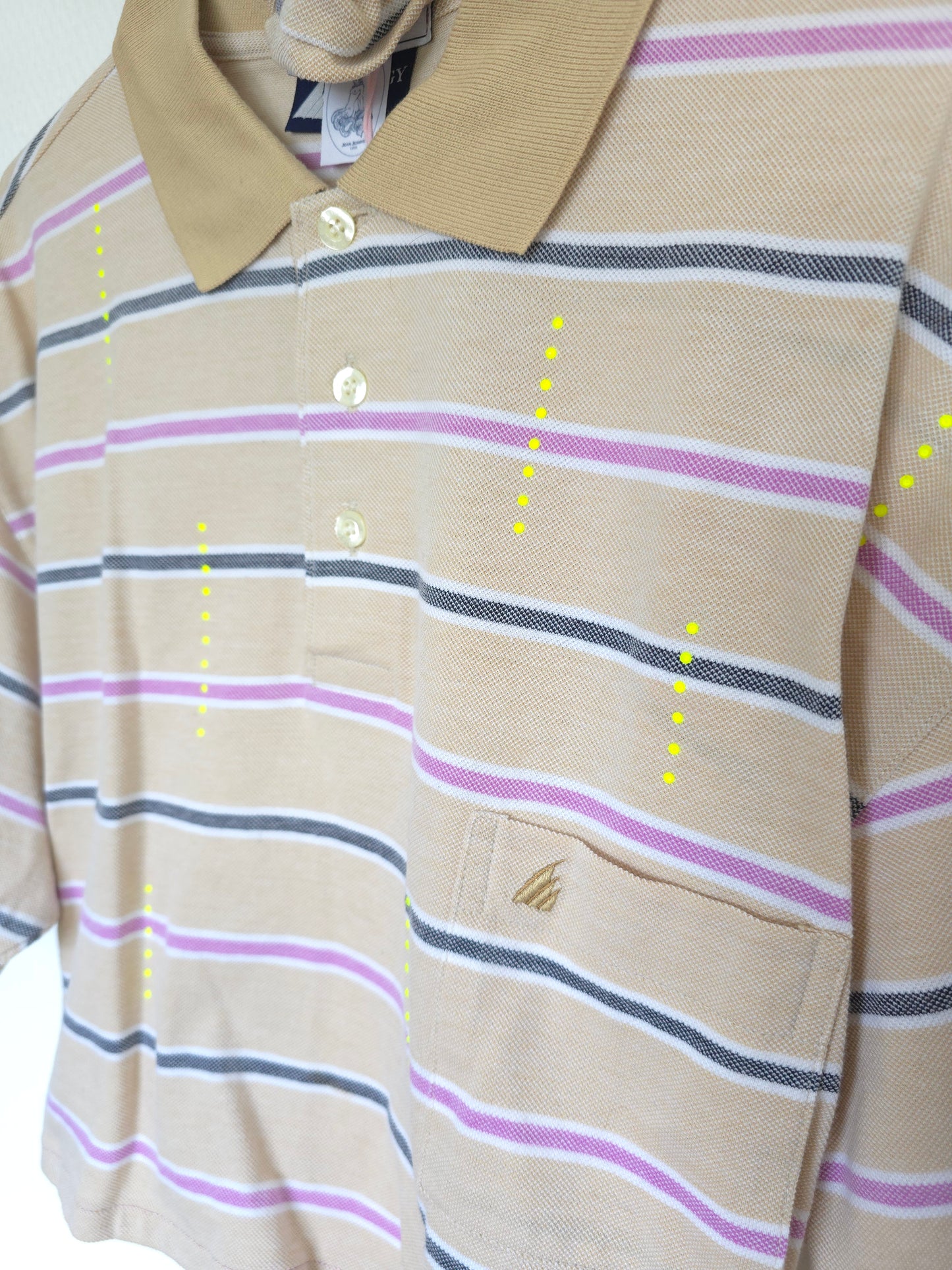 Le Polo Dos Nu Strass Fluo