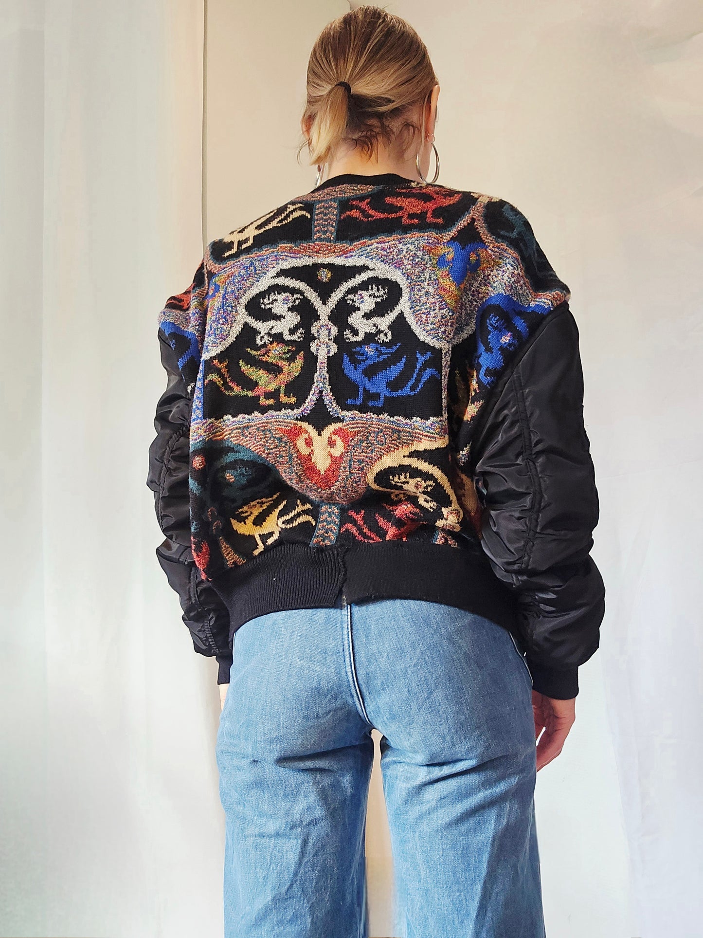 Pull hybride maille x bomber