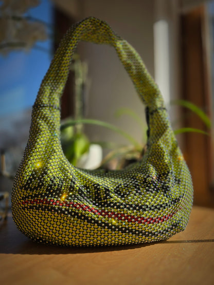 Sac Demi-Lune Strass à gogo