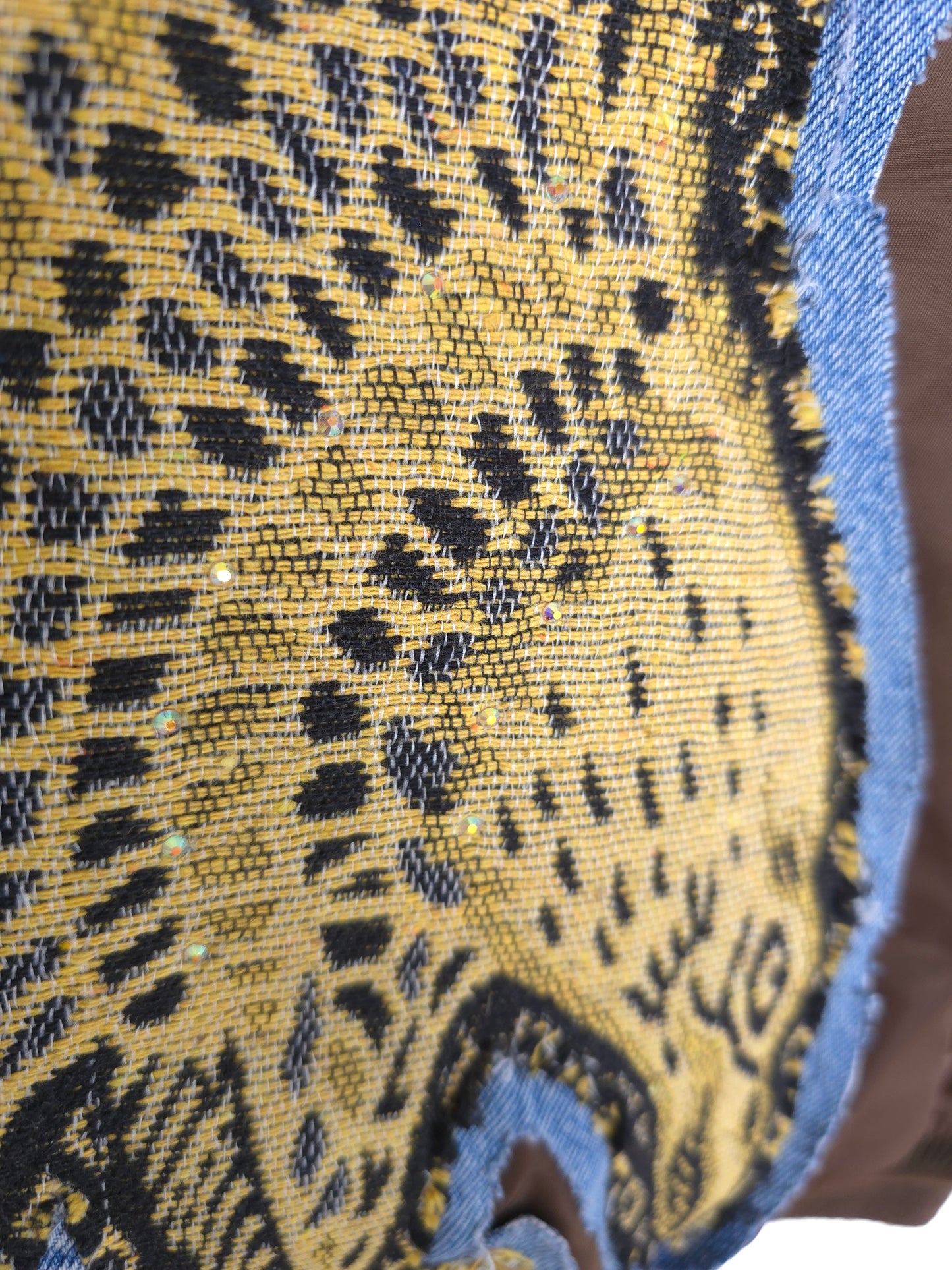 Bomber Schott authentique customisé Aigle x Jeans