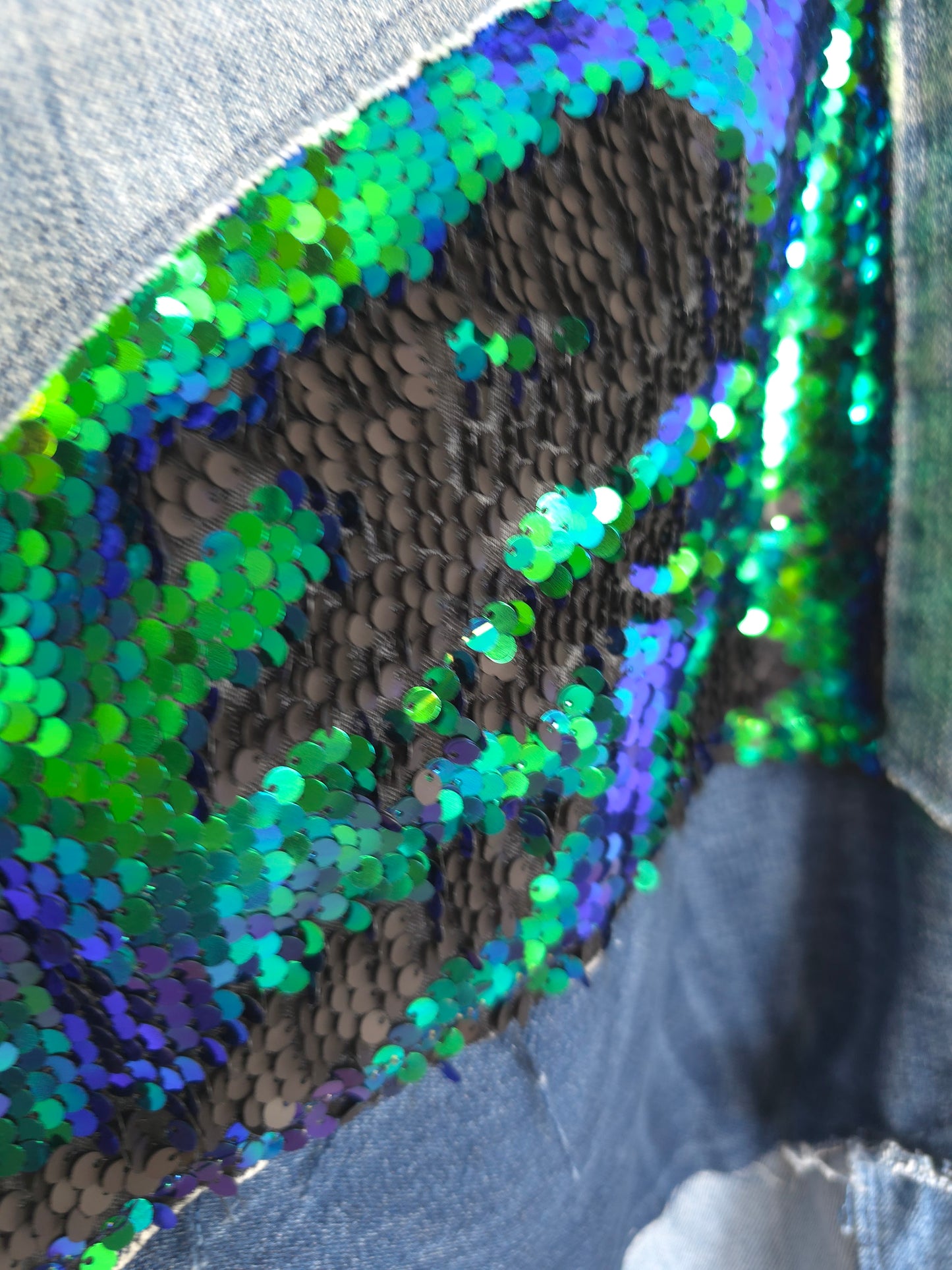 Jeans Patchworks Sequins