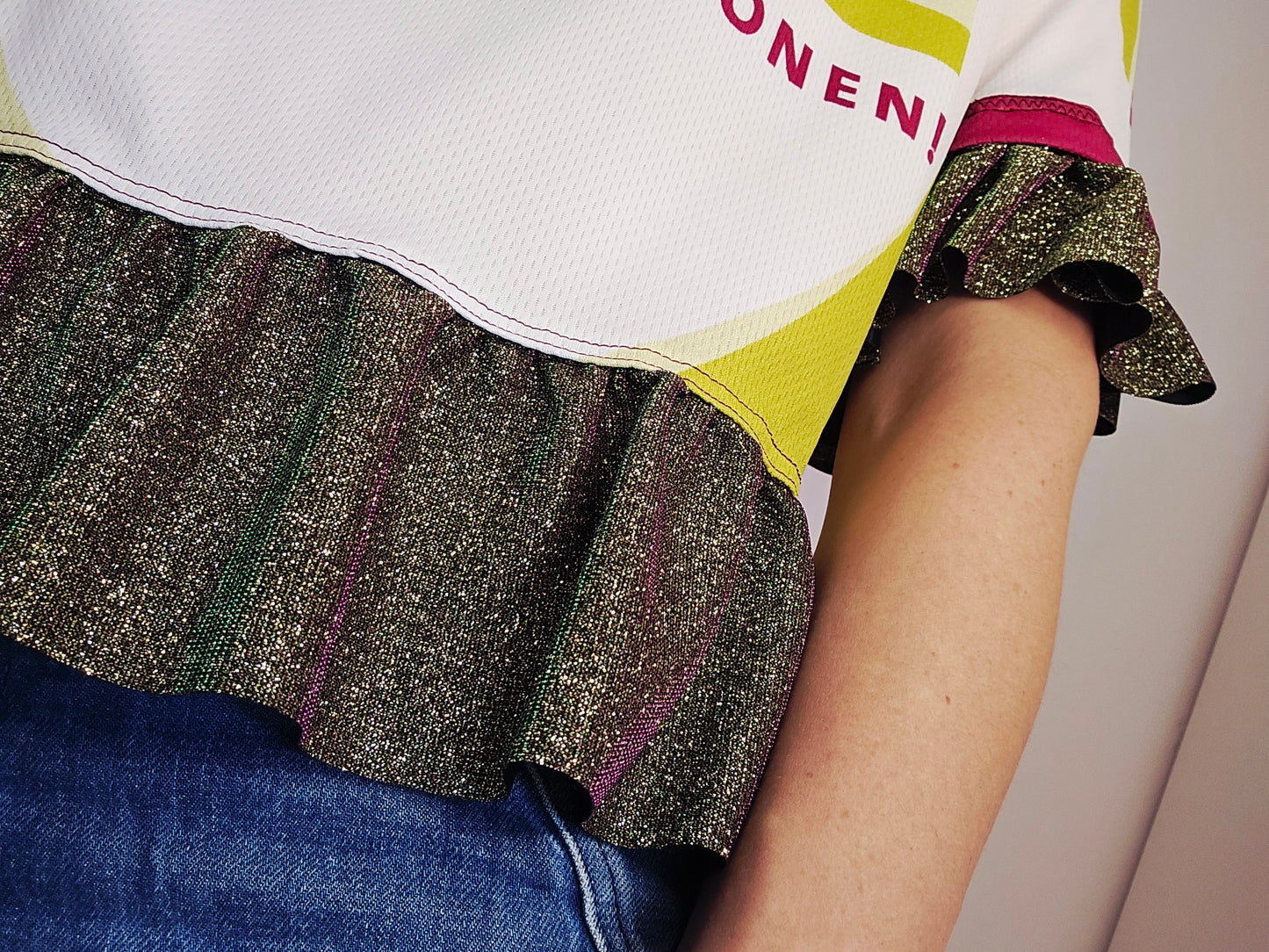 Chic'liste à volants pailletées