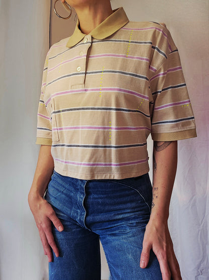 Le Polo Dos Nu Strass Fluo