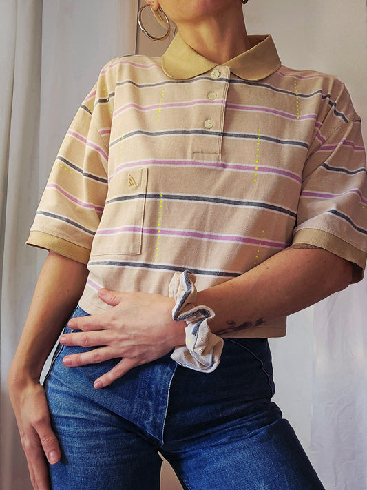 Le Polo Dos Nu Strass Fluo