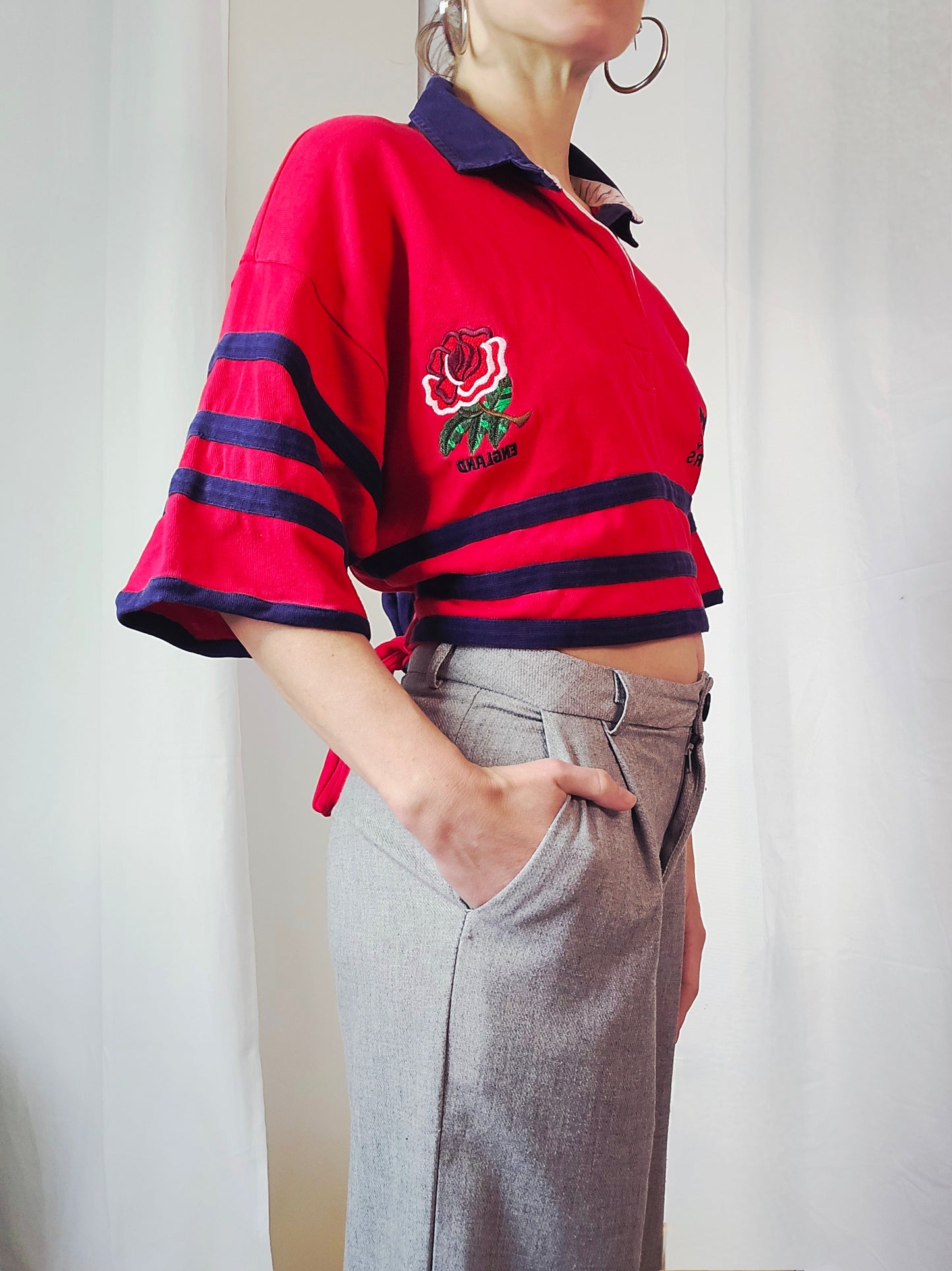 Le Polo Dos Nu Rouge