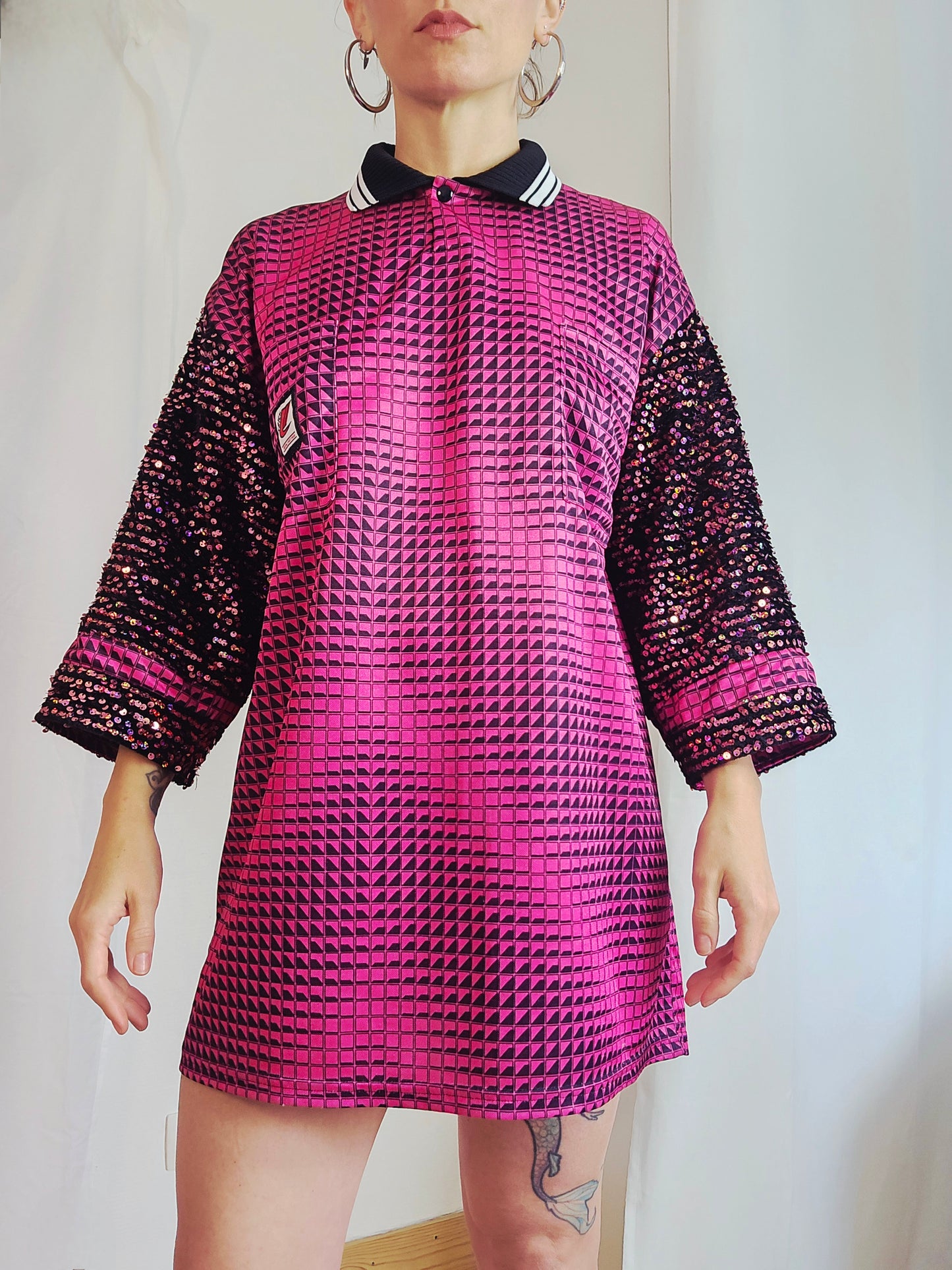 Maillot de foot Rose à Sequins n°6