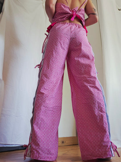 Pantalon AdiJeanne Vichy Rose