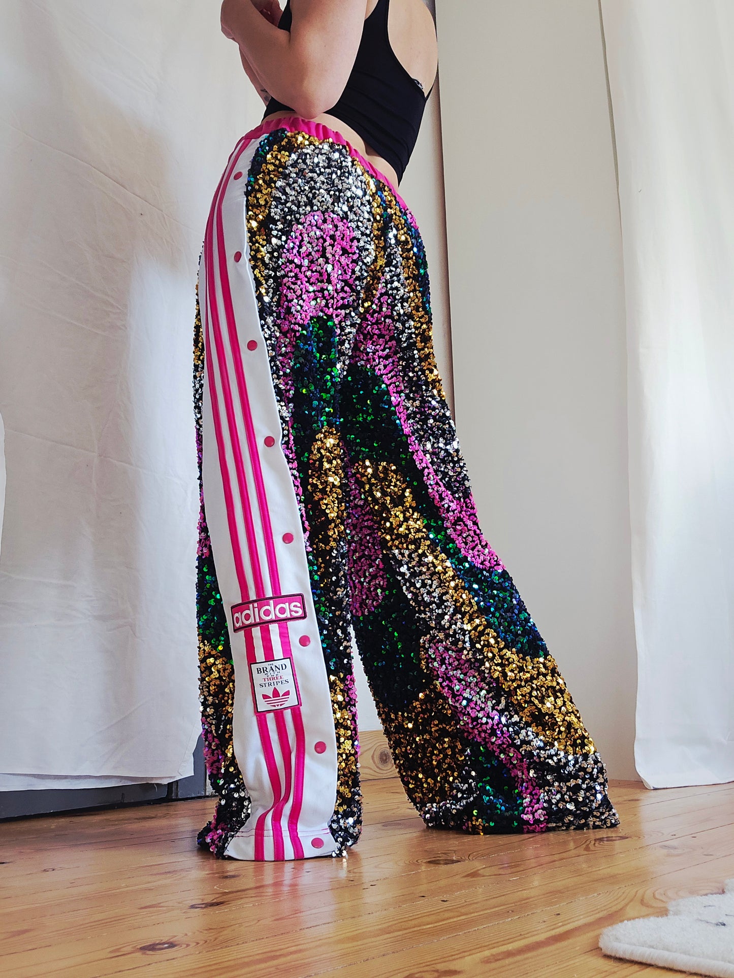 Pantalon AdiJeanne Sequins 70's Rose